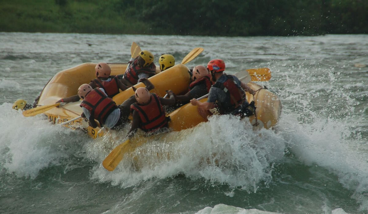 White Water Rafting on River Nile